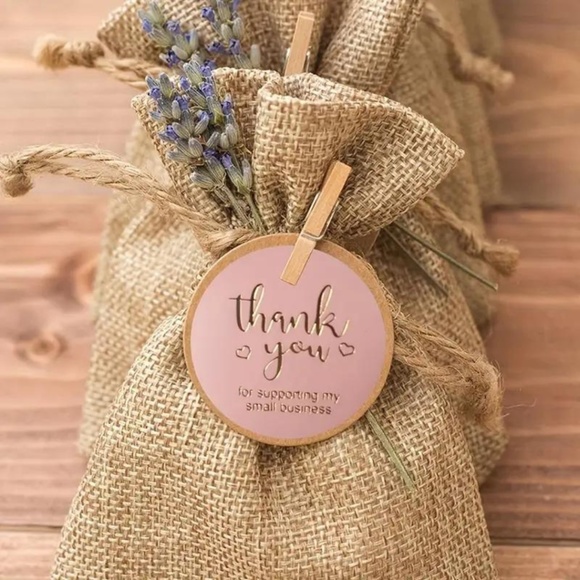 500 'Thank You For Supporting My Small Business' Stickers - Picture 3 of 7